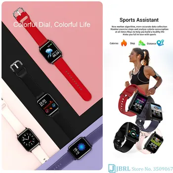 Pilnībā Touch Smart Watch Sievietes Vīrieši Smartwatch Elektronika Smart Clock Android, IOS Fitnesa Tracker Sporta Bluetooth Smart-skatīties