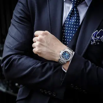 PLADEN Vīriešu Skatīties Zīmolu Modes Rose Gold Pulksteņu Cilvēks Luksusa Augstas Kvalitātes Nerūsējošā Tērauda Siksniņa rokas Pulkstenis Top Pārdošanas 2020