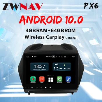 PX6 WIFI Android 10 Par HYUNDAI TUCSON, IX35 2012 2013 Multivides Stereo Auto DVD Atskaņotājs Navigācija GPS Radio