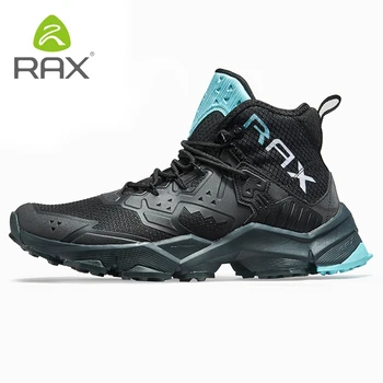 RAX Vīriešu Pārgājienu Apavi Viegls Montain Kurpes Vīriešiem Pretslīdes Polsterējuma Āra Čības Kāpšanas Kurpes Vīriešiem Elpojošs Shoes510