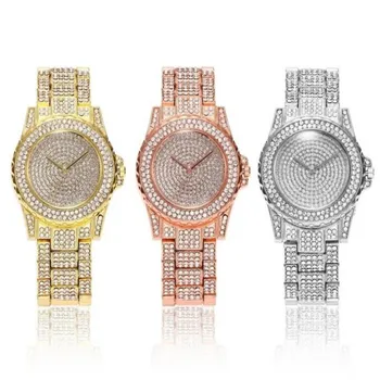 Relogio Feminino Kristāla Sieviešu Watche Pilna Tērauda Dāmas rokas Pulkstenis Sievietēm reloj hombre montre femme zegarek damski reloj de mujer