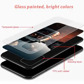 Rūdīta Stikla Telefonu Gadījumā Samsung Galaxy A51 A71 A50 A70 A21s A31 A41 A30 A40 A10 A20 Atdzist Automašīnas Aizmugurējo Vāciņu Coque Fundas Capa