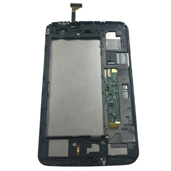 Samsung Galaxy Tab 3 7.0 SM - T210 T211 LCD Displejs Ekrāna Panelis Modulis T210 LCD skārienekrānu, Digitizer Sensors Montāžas Rāmis