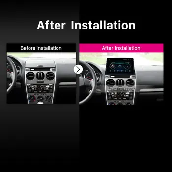 Seicane Android 9.1 Ram 2GB Automašīnas Radio, GPS, Stereo Atskaņotāju 2002 2003 2004 2005. - 2008. gadam Vecā Mazda 6 Atbalsta DVR Atpakaļskata Kamera TPMS
