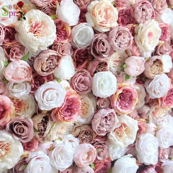SPR Bezmaksas Piegāde kāzu dekorēšana Mākslīgo ziedu sienas, galda runner kāzu fons ziedu ceļu svina ziedu