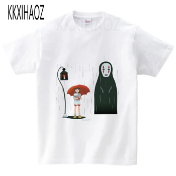 Studio Ghibli Anime Garu Prom Maska Seja Bankas Peach Blossom Karikatūra T Kreklu, Lai Bērns Zēni Meitenes Bērniem Tee