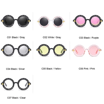 TOYEARN Vintage Dāmas Apaļas Saulesbrilles Sieviešu Zīmola Dizainere 2019 Jaunu Modes Atdzist Maza Bišu Rāmja Brilles, Saules Brilles Sieviete