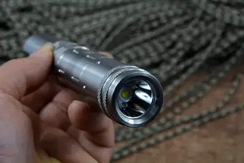 TWOSUN TS258 LED Lukturīši Lukturīti Titāna Sakausējuma Rīkoties Ūdensizturīgs Lādējams 350 Lemens Āra Kempings Medību Meklēšana
