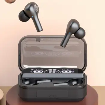 TWS 2200mAh Uzlādes Rūtiņu Bluetooth 5.0 Austiņas Bezvadu Austiņas Ar Mic Sporta Ūdensizturīgs Austiņas Earbuds Tālruni