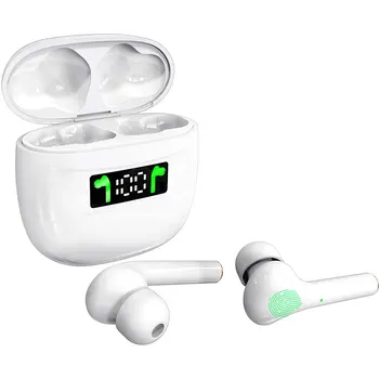 TWS Bezvadu Austiņas Bluetooth 5.0 Austiņas IPX7 Ūdensizturīgs Earbuds, LED Displejs, HD Stereo Iebūvēts Mikrofons, lai Xiaomi iPhone