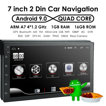 Universāls Auto Multimedia Player Autoradio 2din Android Stereo 7