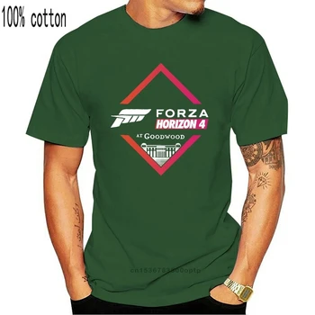Vīrieši Smieklīgu T Kreklu Modes tshirt Forza Horizon 4 Goodwood Sieviešu t-krekls