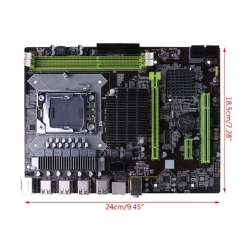 X58 LGA 1366 Mātesplate Atbalsta REG ECC Servera, Atmiņas un Xeon Procesoru, Mātesplati