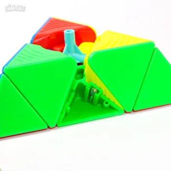 Yongjun Yulong M Magnētisko Cubo Magico Piramīdas Pyraminxcube Cube Burvju Ātrums Puzzle Stickerless Rotaļlietas bērniem cubo magico
