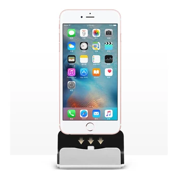 Ātrās Uzlādes Lādētājs Doka Stacijas iPhone X Sākotnējo Kvalitāti Desktop Cradle Stāvēt iPhone 5 6 6S 7 8 Plus lādētāji