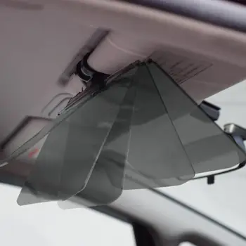 1PC Auto saulessarga Anti Apžilbināt Ēnojumu Spoguļi Auto Anti-Glare Clip-on Vairogs Saulessargi Braukšanas Skaidru Skatu Spogulis