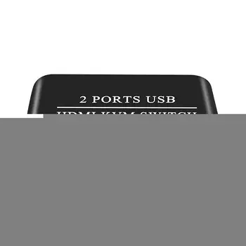 2-port HDMI KVM Slēdzis, 225MHz Izturīga, Multifunkcionāla USB Rokasgrāmata Pārslēdzēja Kārbas Tastatūru, Peli, Sadalītāja Komutatoru Video