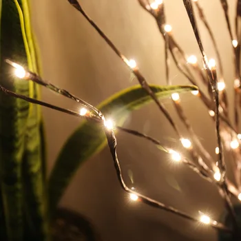 20 LED Gaismas, Koka zaru Gaismas Stīgu Ziemassvētku Rotājumi Sākuma Eglīšu Rotājumi Ir 2021. Jaunā Gada Rotājumiem