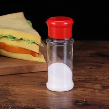 24pcs Plastmasas Spice Pot Garšvielas Pudeles Pipari Sāls Kratītāji Jar Garšvielu Var Cruet par Bārbekjū Virtuves Sarkana
