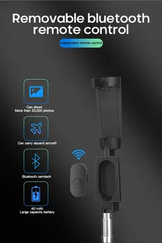 3 In 1-Bezvadu Bluetooth Selfie Stick Mini Statīvu Pagarināt Universal Monopod Samsung/Huawei IPhone X 8 7 6s