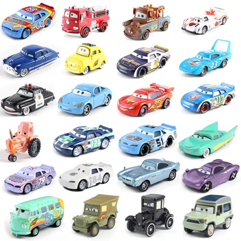 39 Stilu Cars Disney Pixar Cars 2 Un 3 Automašīnām McQueen Vētra Lējumiem Metālu Sakausējumu Rotaļu Auto 1:55 Zaudēt Pavisam Jaunu Noliktavā