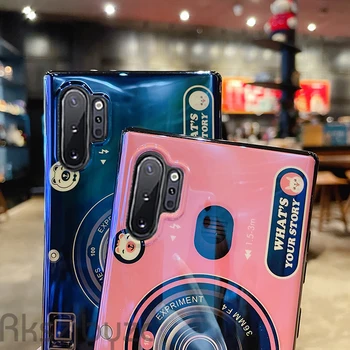 3D Kameru Silikona Telefonu Gadījumā Par Meitu M6 T9 V6 uz Lietu Luksusa Blue Ray Gudrs, Lai Meitu M8 M8s T8 T8s Gadījumā, ja Turētājs