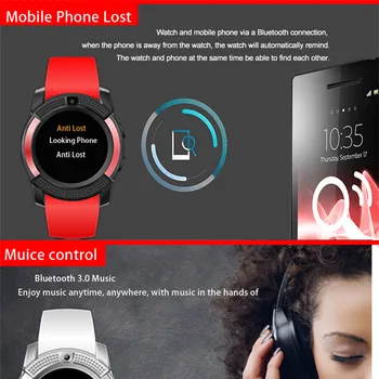 696 V8 Smart Skatīties Fitnesa Tracker Bluetooth Smartwatch Touch Screen Rokas pulkstenis ar Kameru, SIM Kartes Ūdensizturīgs Smartwatch