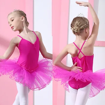 7 Krāsas, Jaukās Meitenes Baleta Kleitu Bērniem Meitene, Deju Apģērbi Bērniem, Baleta Tērpi Meitenēm Deju Leotard Meitene Dancewear