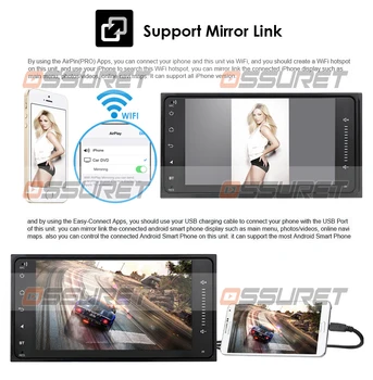 7inch Android 10 2Din Multivides Video Atskaņotāju, auto Stereo, GPS KARTES 