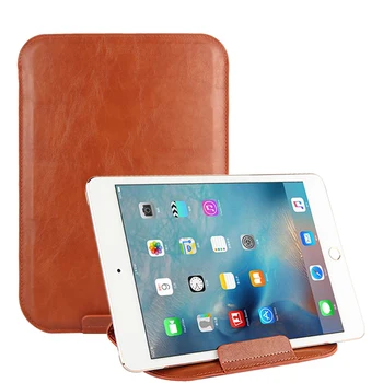 AJIUYU Gadījumā Par Apple iPad mini 4 Piedurknēm Smart Cover Ādas Aizsardzības Protector For iPad mini4 Planšetdators 7.9 collu PU Gadījumos, Plānas