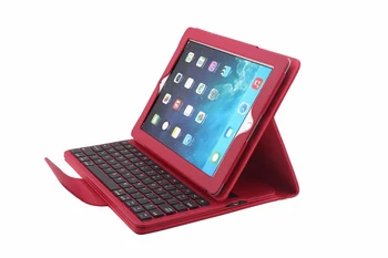 Atvienojiet Bezvadu Bluetooth Keyboard Case for Apple iPad 2 3 4 iPad2 iPad3 iPad4 9.7 Segtu ar Ekrāna Aizsargs Filmu Irbuli