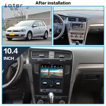 Auto Multimediju Sistēmu Android 8.1 Auto GPS Navigācijas Volkswagen/VW GOLF 7 un 2013.+ Auto Radio Auto Dash Kameras Galva Vienības spēlētājs