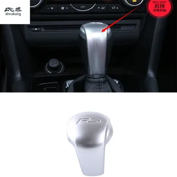 Bezmaksas piegāde 1pc oglekļa šķiedras graudu ABS rīku dekoratīvi vizuļi auto piederumi Mazda CX-3 CX 3 CX3 2016 2017 2018