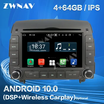 Bezvadu Carplay 2004 2005 2006 2007 2008 HYUNDAI SONATA NF YU XIAN Android Player, GPS Vienība, Auto Audio Stereo Radio Diktofons