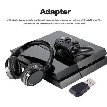 Bezvadu Savienojuma Sargspraudnis USB2.0 Adapteri, Bluetooth 4.0 Atbalsts A2DP, HSP, HFP Par PS4 Austiņu Gamepad