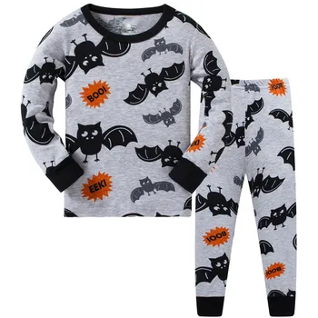 Bērniem Zēni Laivu Pidžamu Toddler Sleepwear Apģērbu Komplekti Zīdaiņiem, Bērnu Drēbes, Bērnu Jaunais Gads Pijamas Boy Ziemassvētku Pidžamas
