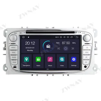 Carplay DSP FORD Focus S-MAX, Mondeo C-MAX, Galaxy Android 10 Atskaņotājs, GPS Navigācijas Auto Audio Stereo Radio Diktofons Galvas Vienības
