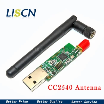 CC2531 Zigbee Emulatora CC-Atkļūdotājs USB Programmētājs CC2540 CC2531 Meklētāji ar antenu Bluetooth Modulis Savienotājs Downloader Kabelis