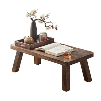 Cietā koka antīko mazs kafijas galdiņš bay logu kafijas galda Japāņu stila Tatami tējas galda vienkāršas mājas, koka mēbeles,