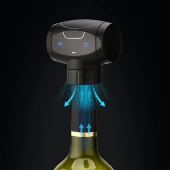 CLITON Electric Vīna Aizbāzni Smart Vakuuma Saglabāšanu Taupīšana Virtuves Aizbāzni Rotācijas Bloķēšanas Kūsājošs Vīna Plug Aizbāzni Saglabāšana