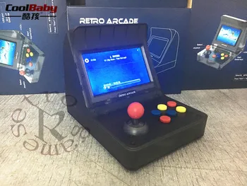 Coolbaby RS-07 4.3 collu Augstas izšķirtspējas Krāsu Ekrāns Mini Rokas Arcade Dubultā Spēļu Konsole Nostalģisks Retro spēle Bērniem