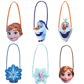 Disney jaunu saldēti 2 karikatūra soma bērniem pleca soma meitene pleca soma bērnu monēta maku mazo plīša spilvenu