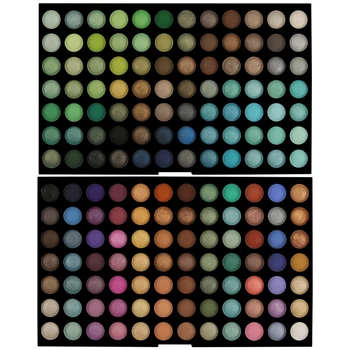 Divstāvu 168 Color EyeShadow Pallete ilgstošu Aplauzums Acu Ēnas Ūdensizturīgs Skaistumu Matēts Minerālu Kosmētikas Komplekts Eyeshadow