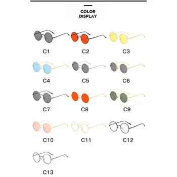 DYTYMJ Retro Spoguli, Apaļas, Saules Brilles Vīriešiem Luksusa Zīmolu Dizainera Saulesbrilles Sieviešu/Vīriešu Augstas Kvalitātes Vintage Oculos De Sol