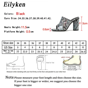 Eilyken ir 2021. Jauno Vasaras Čības Sieviešu peep toe čūska drukāt ādas sieviete čības kārta augstpapēžu kurpes sexy kurpes Sievietei, izmērs 35-41