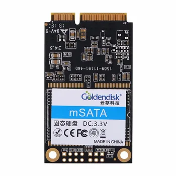 Goldendisk GD Sērijas ātrgaitas 3.0 MSATA 128GB SATA II III Rūpniecības Kontroles PC,Iegultās sistēmas