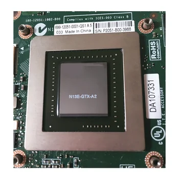GTX680M GTX 680M GDDR5 2GB N13E-GTX-A2 Graphics Video Karti Par DELL Alienware M15X M17X R4 M18X R1 R2 R3 R4 Klēpjdatoru Testa OK
