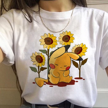 Harajuku T Krekli, Sieviešu Kawaii Smieklīgi Karikatūra T-krekls 90s Gudrs Drukāt Tshirt Modes Streetwear Top Lakrosa Sieviešu