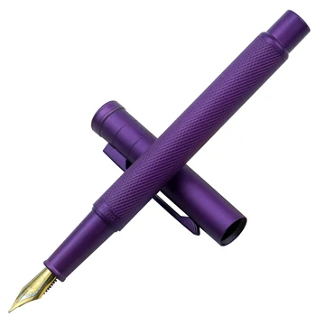 Hongdian Black Forest Metāla Tintes Pildspalva Melna/Zelta EF/F/Smilga Skaistas Koka Tekstūra Lieliski Rakstot Biznesa Birojs Pildspalvu
