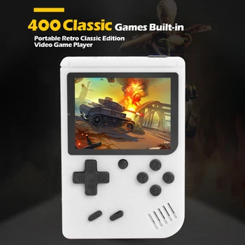 Iebūvēts 400 Spēles Kabatas Video Atskaņotāju 3 collu TFT Krāsu Ekrāns, Video Rokas Gamepad Portatīvo Retro Spēļu Konsoli Bērniem Dāvanu